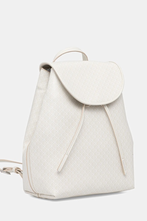 Calvin Klein plecak damski kolor biały mały wzorzysty LV04F3271G - zdjęcie produktu nr 1