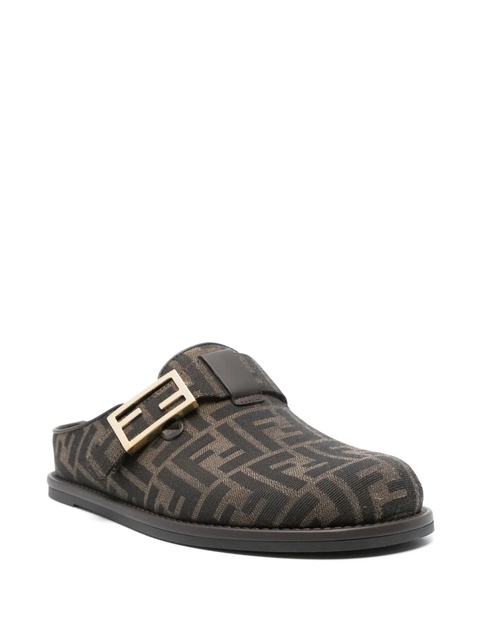FENDI Feel FF-motif mules - Brown - zdjęcie produktu nr 2