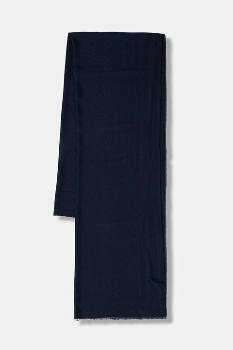 Tommy Hilfiger szal damski kolor granatowy wzorzysty AW0AW17789 - zdjęcie produktu nr 1