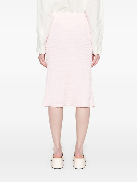 Jil Sander crepe jersey midi skirt - Pink - zdjęcie produktu nr 2
