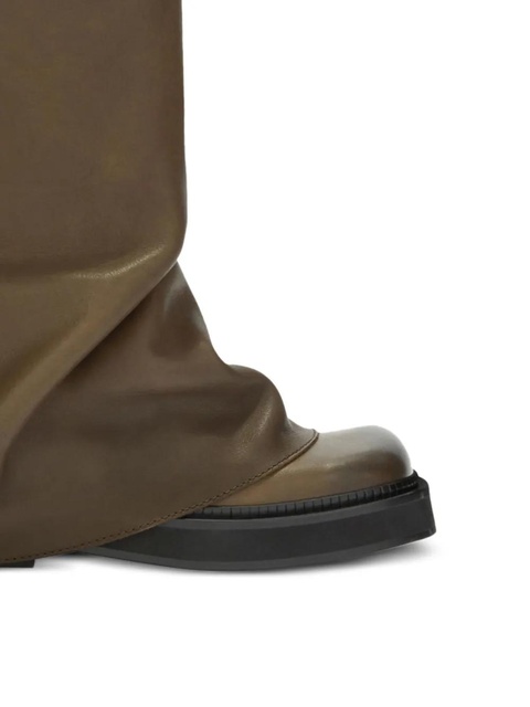The Attico Robin leather boots - Green - zdjęcie produktu nr 2