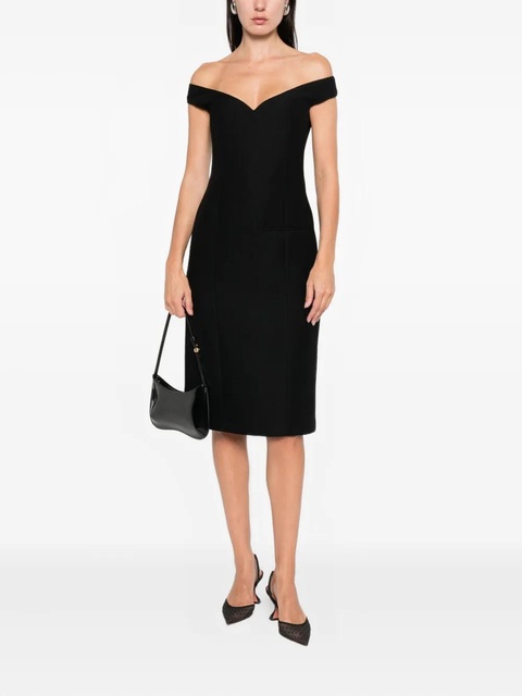 CALVIN KLEIN COLLECTION v-neck sleeveless dress - Black - zdjęcie produktu nr 2