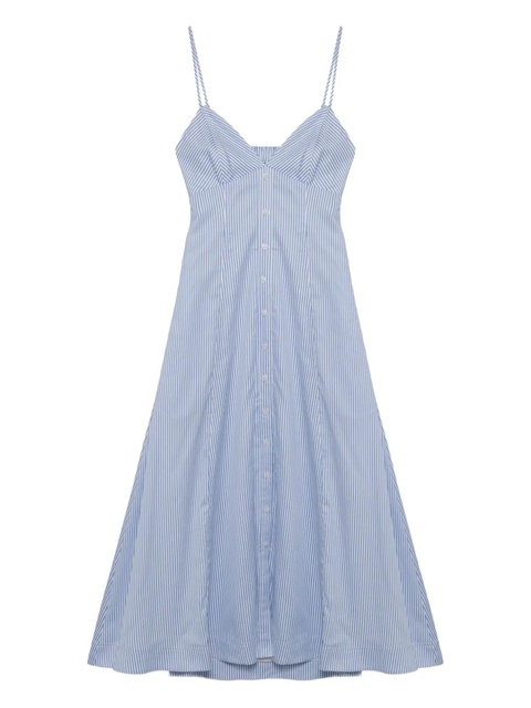 Simkhai Honor button-front midi dress - Blue - zdjęcie produktu nr 1