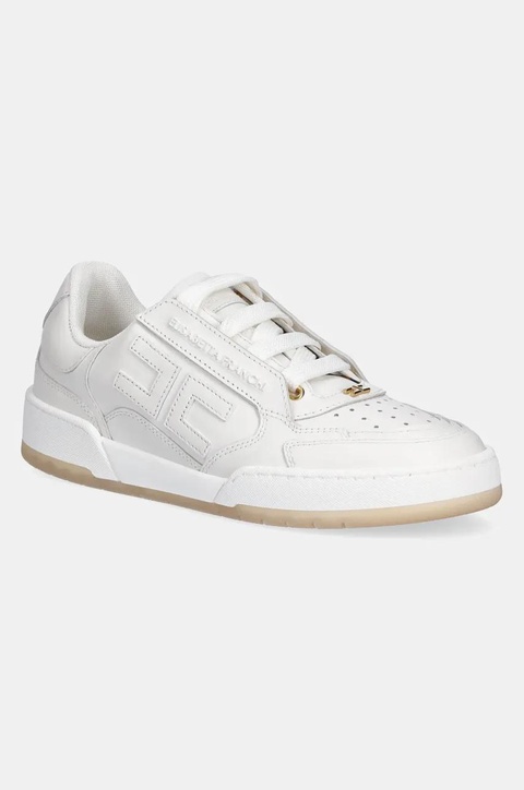 Elisabetta Franchi sneakersy skórzane damskie kolor biały SA48G51E2 - zdjęcie produktu nr 1