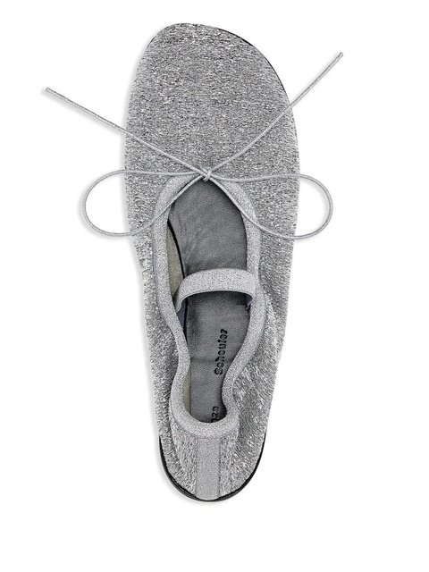 Proenza Schouler Glove glitter ballet flats - Silver - zdjęcie produktu nr 2