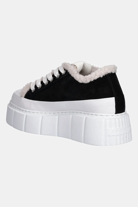 Inuikii sneakersy zamszowe Matilda Curly damskie kolor czarny 1001.001.0381.000 - zdjęcie produktu nr 2