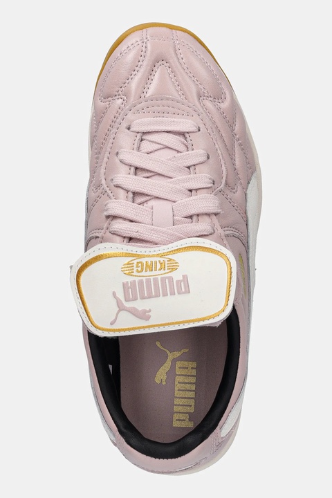 Puma sneakersy skórzane King Indoor kolor różowy 401683 - zdjęcie produktu nr 2