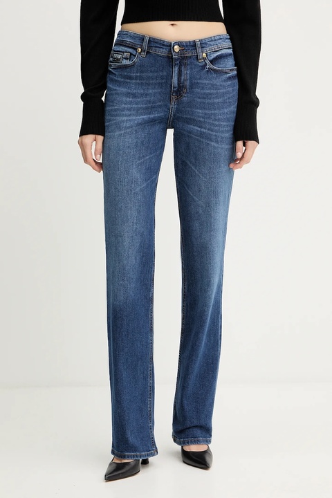 Versace Jeans Couture jeansy damskie high waist 79HAB581 CDWAC - zdjęcie produktu nr 1
