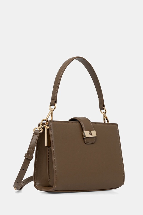 Tommy Hilfiger torebka kolor beżowy AW0AW18286 - zdjęcie produktu nr 2