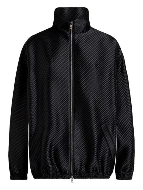 ETRO striped-jacquard bomber jacket - Black - zdjęcie produktu nr 1