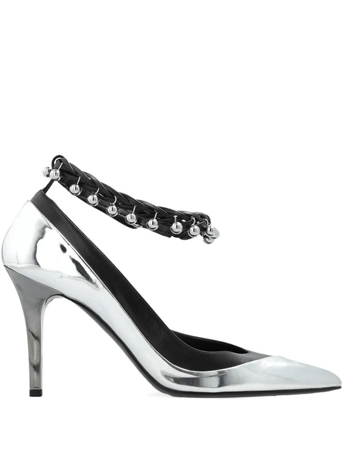 ISABEL MARANT 90mm Peleny heeled pumps - Silver - zdjęcie produktu nr 1