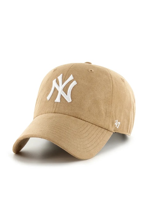 47 brand czapka z daszkiem bawełniana MLB New York Yankees kolor zielony B-BPSDE17USS-KH - zdjęcie produktu nr 1