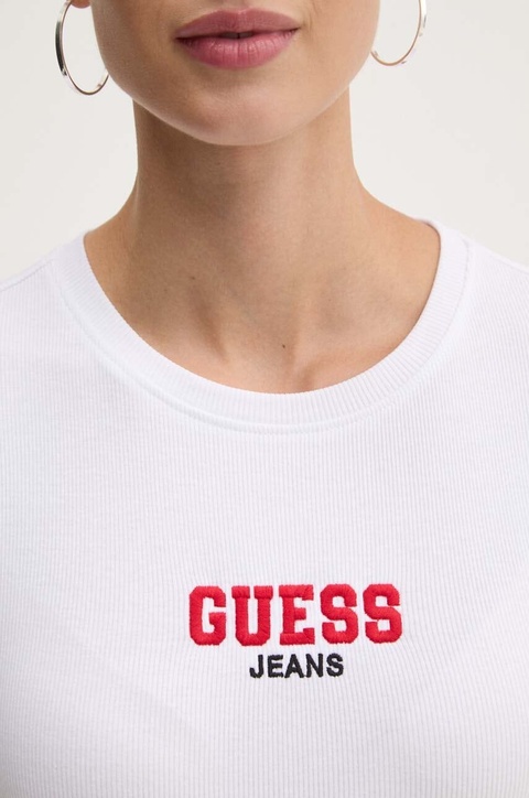 Guess Jeans t-shirt damski kolor biały W4YI64 KA0H1 - zdjęcie produktu nr 2