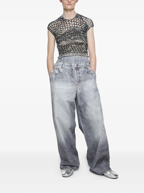 Acne Studios tiered jeans - Grey - zdjęcie produktu nr 2