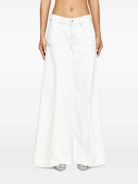 Diesel D-akii 09m08 flared jeans - White - zdjęcie produktu nr 2