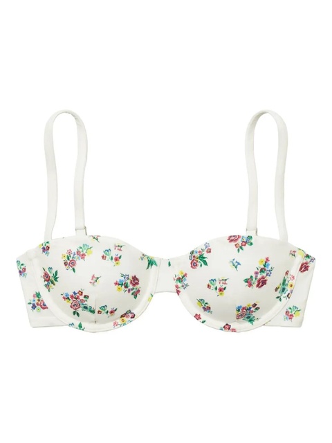 Tory Burch printed underwire bikini top - White - zdjęcie produktu nr 1