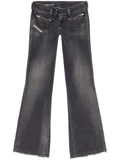 Diesel D-Hush bootcut jeans - Black - zdjęcie produktu nr 1