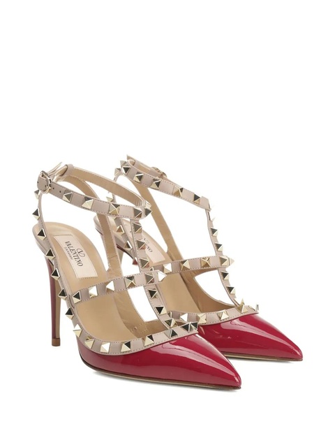 Valentino Garavani 100mm Rockstud Caged pumps - Red - zdjęcie produktu nr 2