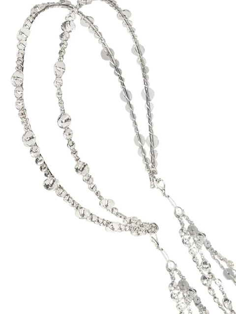 Jennifer Behr beaded loretta headband - Silver - zdjęcie produktu nr 2