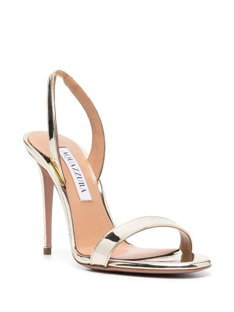 Aquazzura So Nude 110mm slingback sandals - Gold - zdjęcie produktu nr 2
