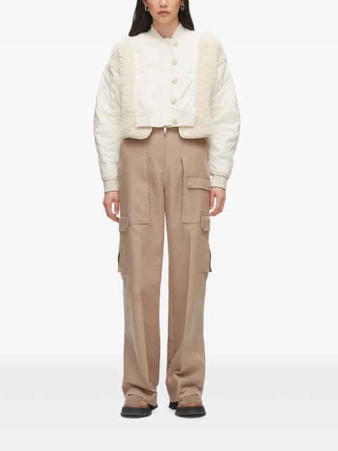 3.1 Phillip Lim quilted teddy-panelled jacket - Neutrals - zdjęcie produktu nr 1