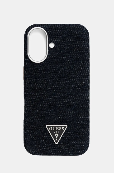Guess etui na telefon iPhone 16 kolor czarny GUHMP16SRJFWTLK - zdjęcie produktu nr 1