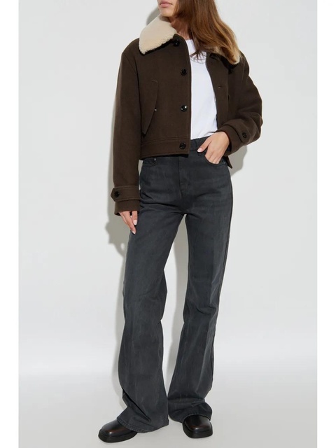 AMI Paris cotton wide-leg jeans - Black - zdjęcie produktu nr 2