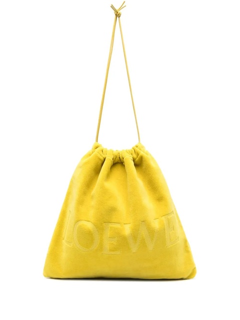 LOEWE logo-jacquard clutch bag - Yellow - zdjęcie produktu nr 1