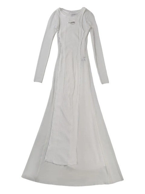 Jean Paul Gaultier tulle-panelled dress - White - zdjęcie produktu nr 1