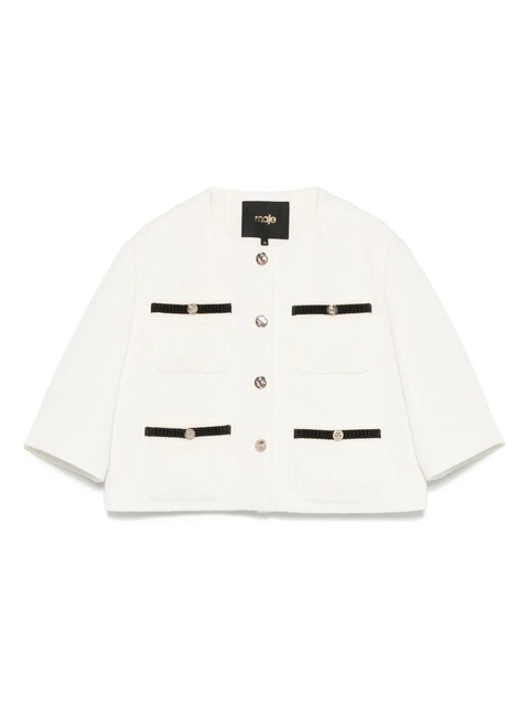 Maje cropped jacket - White - zdjęcie produktu nr 1