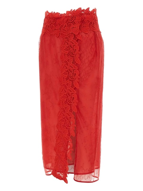Blumarine lace floral embroidered skirt - zdjęcie produktu nr 2