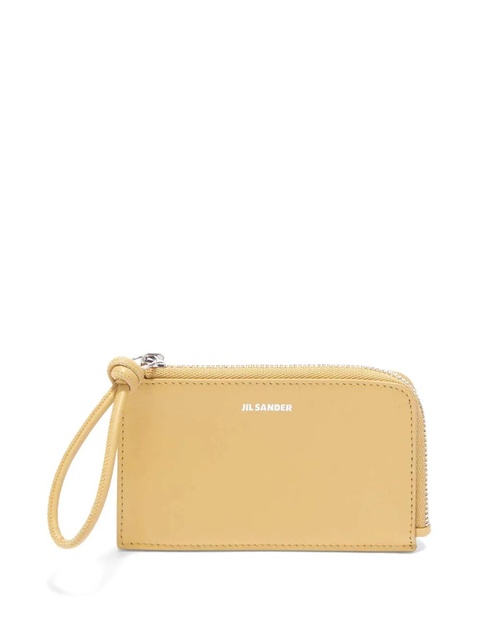 Jil Sander leather envelope coin purse - Yellow - zdjęcie produktu nr 1