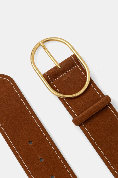 Gianni Chiarini pasek skórzany damski kolor brązowy CN.K00334 - zdjęcie produktu nr 2
