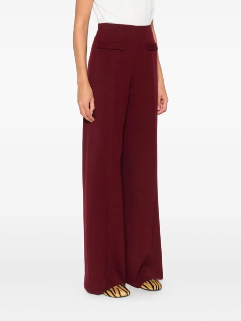 SANDRO wide-leg side-zip trousers - Red - zdjęcie produktu nr 2