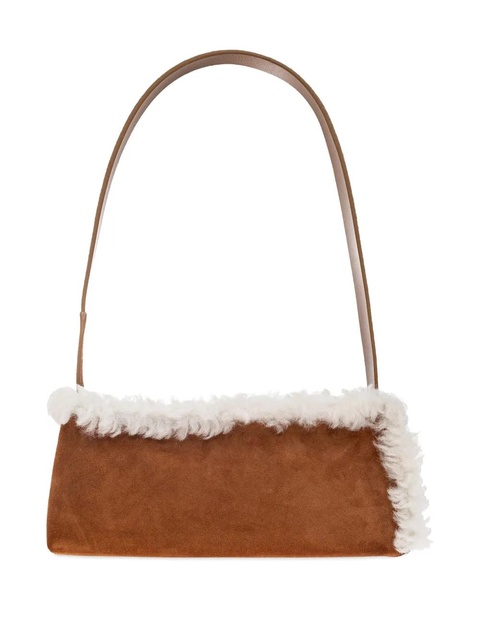 Marni faux-shearling appliqué shoulder - Brown - zdjęcie produktu nr 2