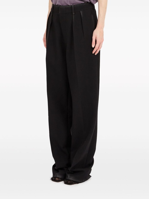 Maison Margiela straight-leg gabardine wool trousers - Black - zdjęcie produktu nr 2