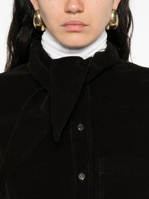 Ferragamo corduroy shirt - Brown - zdjęcie produktu nr 1