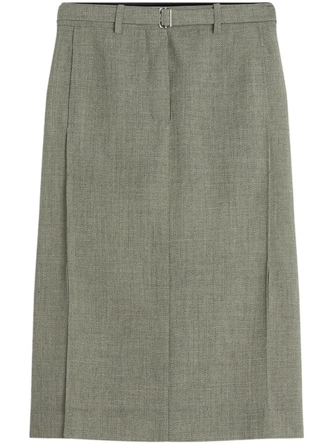 Lanvin belted midi skirt - Grey - zdjęcie produktu nr 1