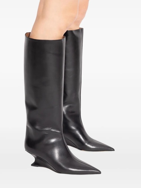 Paris Texas 65mm pointed-toe sculpted-heel Boots - Black - zdjęcie produktu nr 1