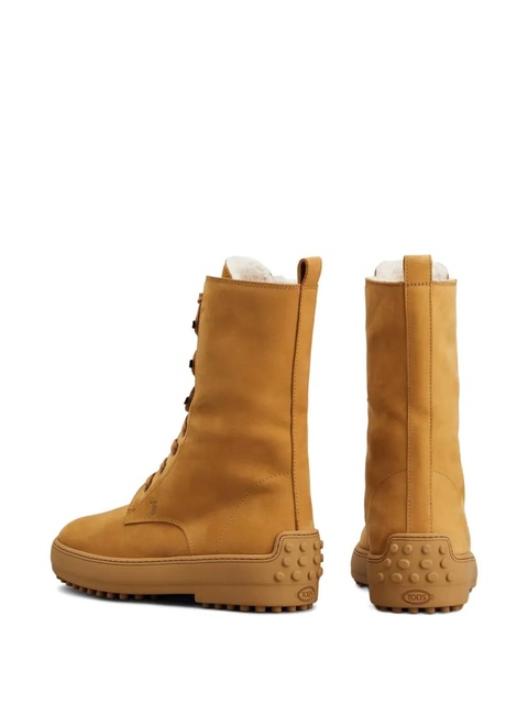 Tod's lace-up gommino boots - Neutrals - zdjęcie produktu nr 2