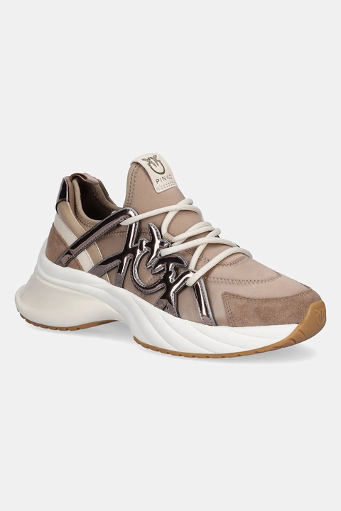 Pinko sneakersy Ariel 01 damskie kolor beżowy SS0023T040L15 - zdjęcie produktu nr 1