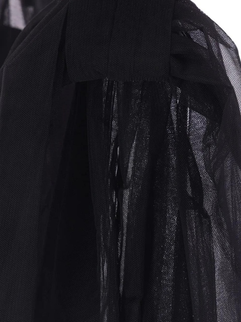 Simone Rocha frill-detail tulle skirt - Black - zdjęcie produktu nr 2