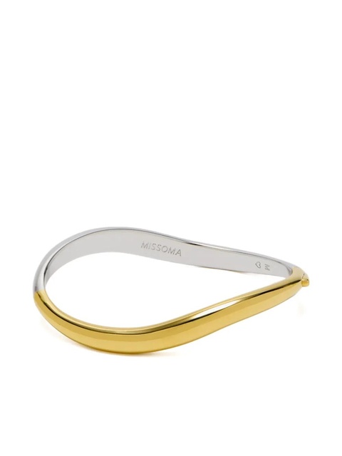 Missoma gold-plated wave bracelet - Silver - zdjęcie produktu nr 1