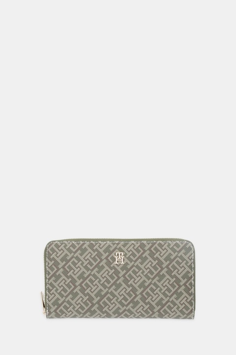 Tommy Hilfiger portfel damski kolor zielony AW0AW18021 - zdjęcie produktu nr 1