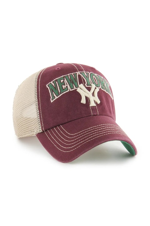 47 brand czapka z daszkiem MLB New York Yankees kolor bordowy B-TSCLA17LAP-KM - zdjęcie produktu nr 2