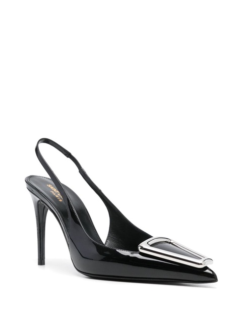 Saint Laurent Avenue 95mm slingback pumps - Black - zdjęcie produktu nr 2
