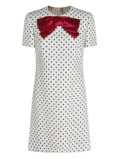 Valentino Garavani Plusdepois-print Supergran mini dress - Neutrals - zdjęcie produktu nr 1