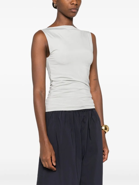 St. Agni boat-neck jersey top - Grey - zdjęcie produktu nr 1