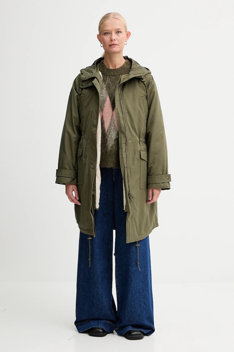 Levi's parka kolor zielony przejściowa 004GS - zdjęcie produktu nr 1
