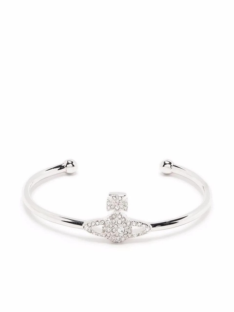 Vivienne Westwood grace bas-relief open bangle - Silver - zdjęcie produktu nr 1